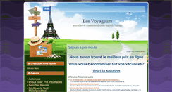 Desktop Screenshot of les-voyageurs.fr