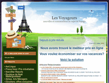 Tablet Screenshot of les-voyageurs.fr